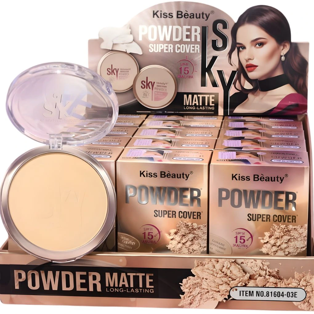 POLVO COMPACTO DOBLE MATTE CON PROTECTOR SOLAR 15 SPF