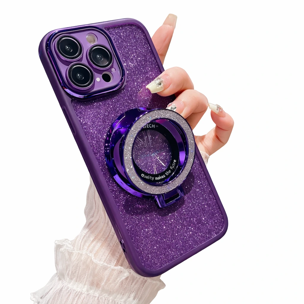 Funda con Brillo y Soporte
