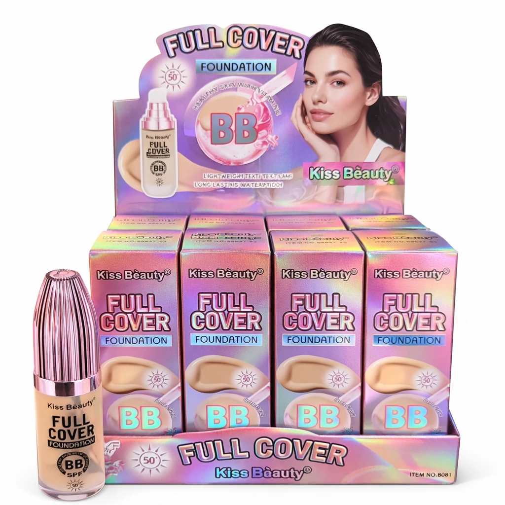 BB Cream con Protector Solar 50 SPF y Vitamina E Kiss Beauty