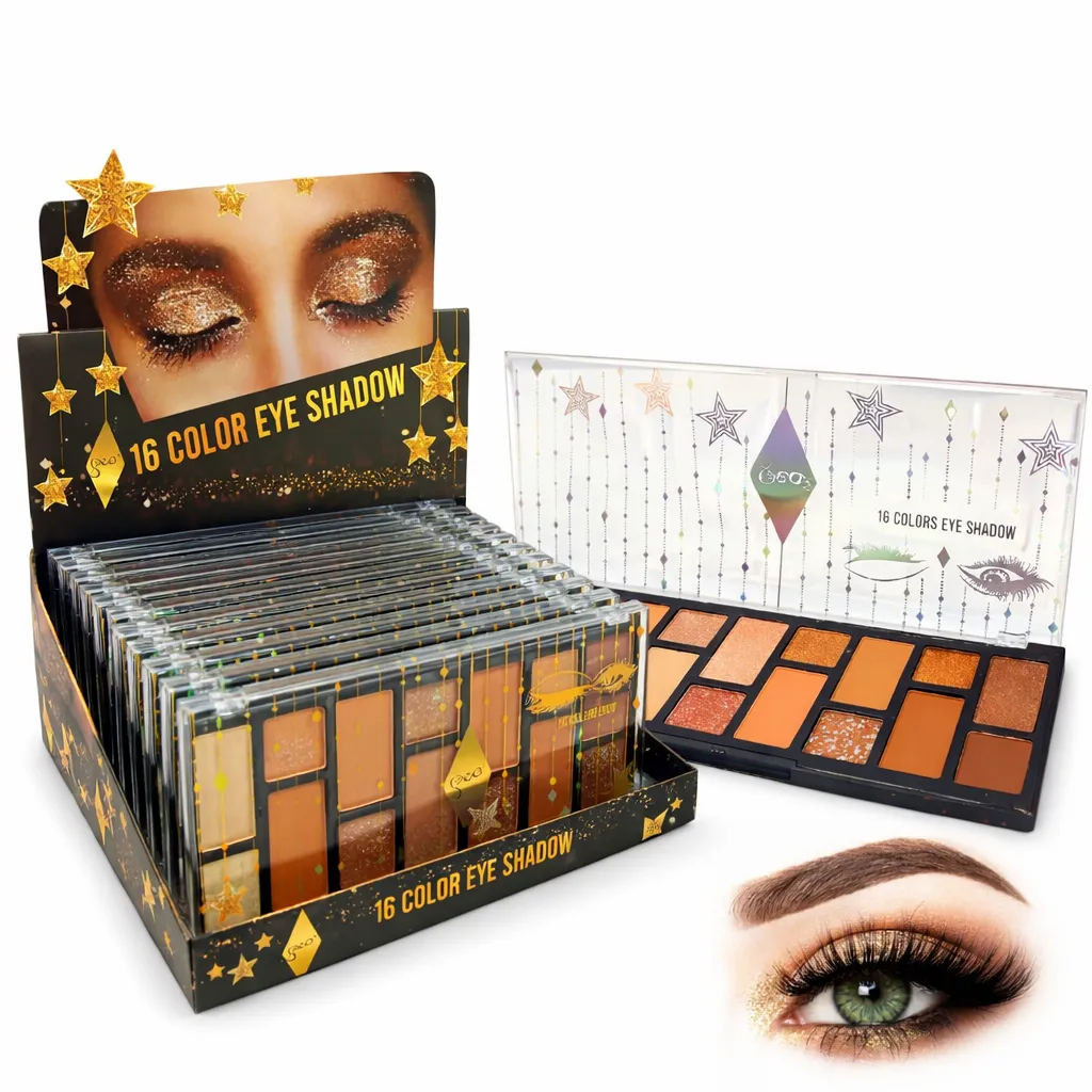 Paleta de Sombras 16 Tonos