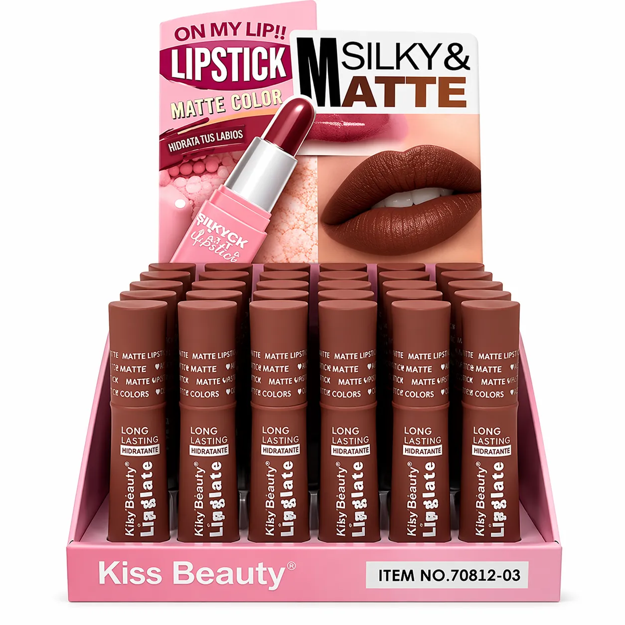LABIAL MATTE TONOS MARRONES