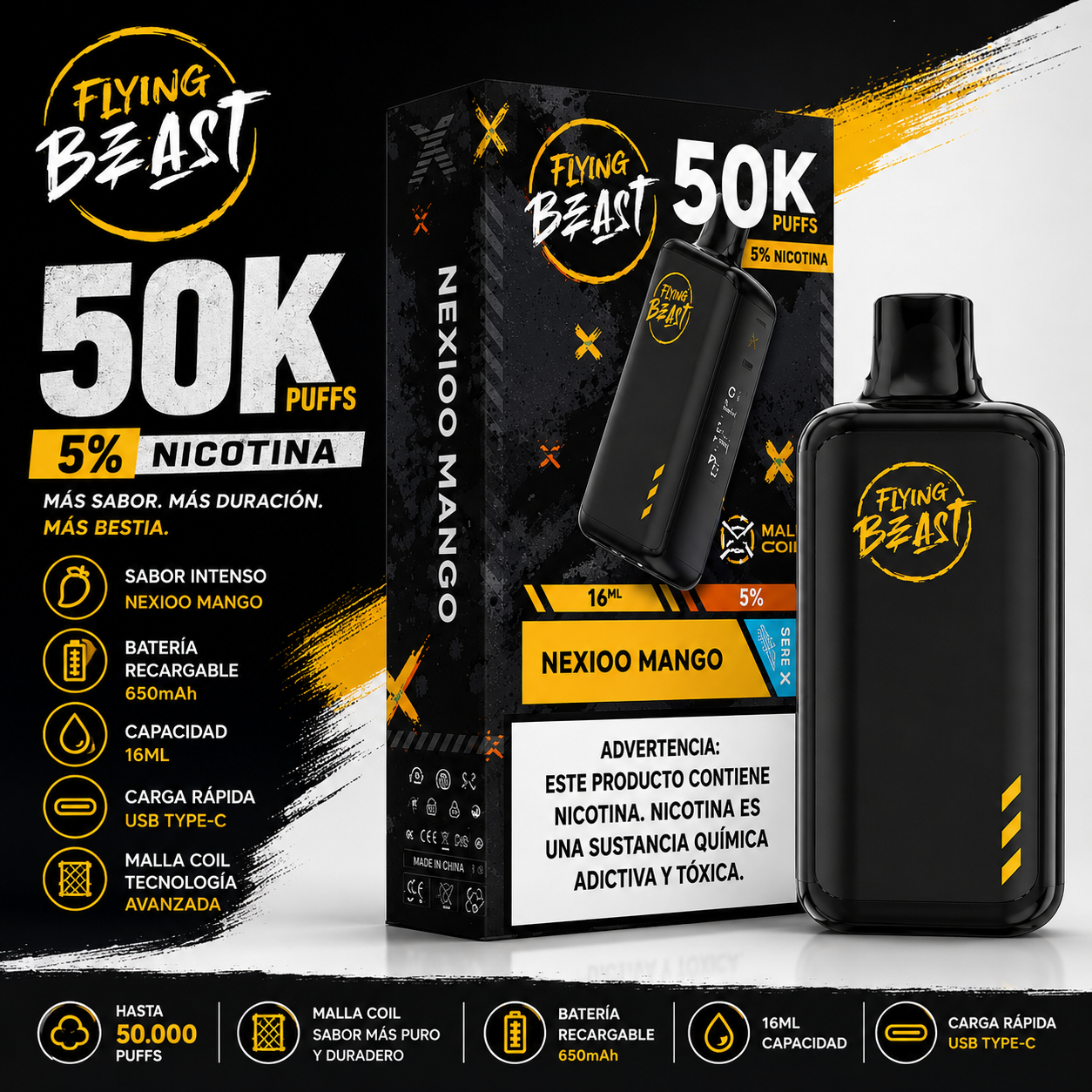 FLAVOR BEAST 50K Puffs