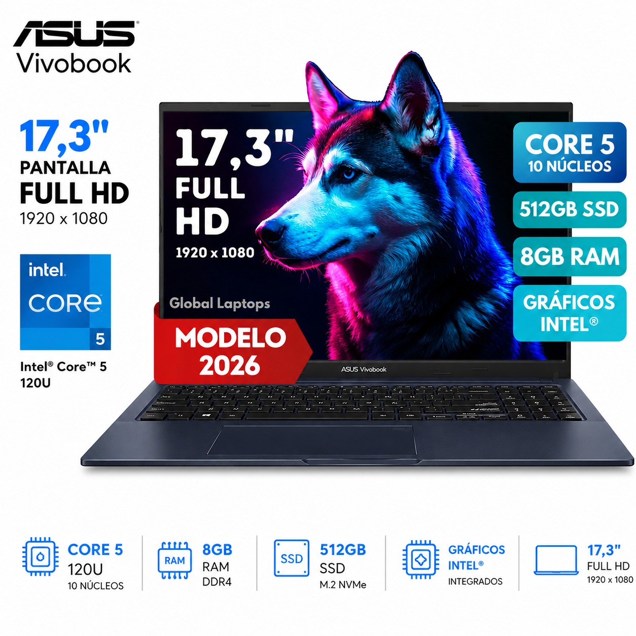 ASUS Vivobook Core 5 120U