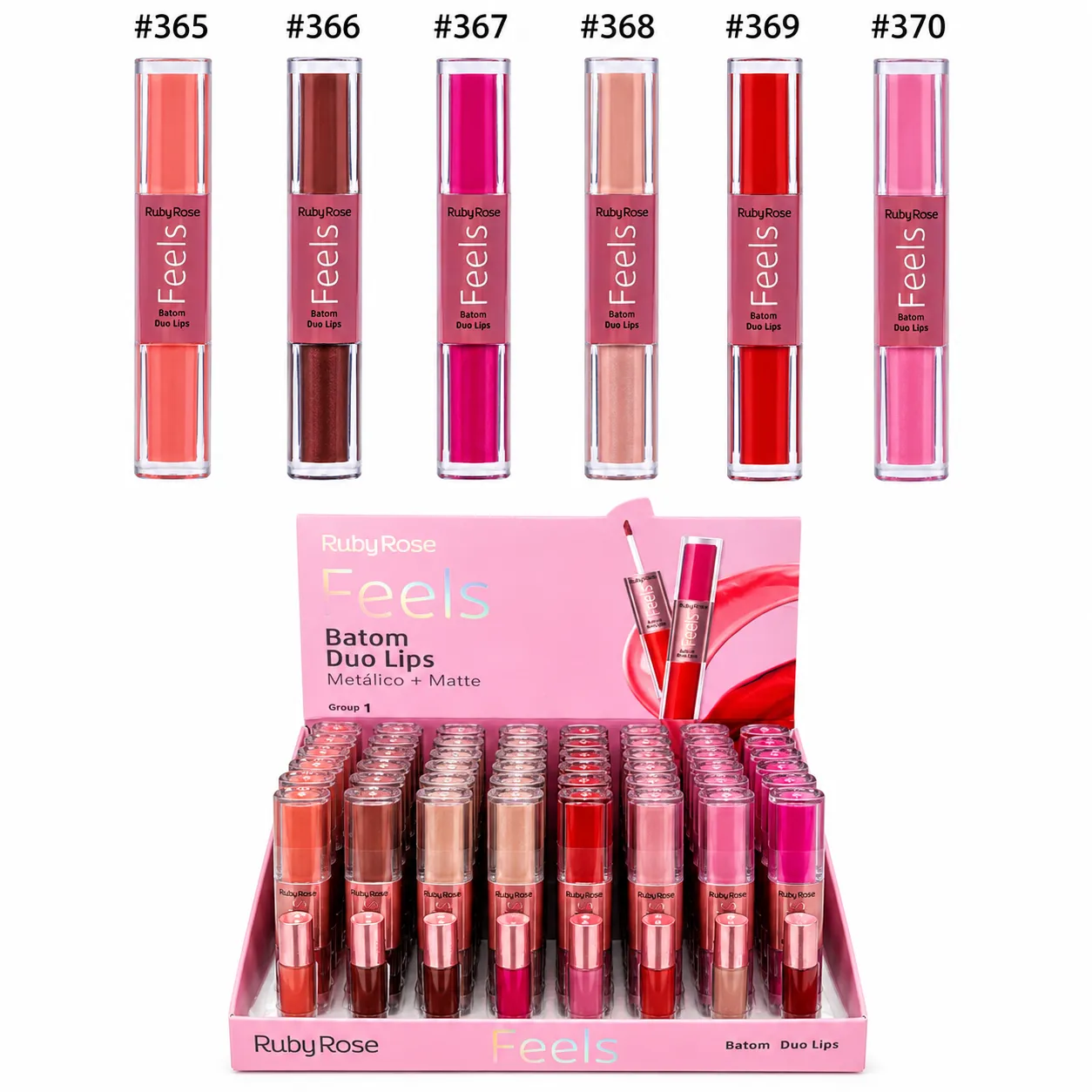Ruby Rose feels duo labial + gloss