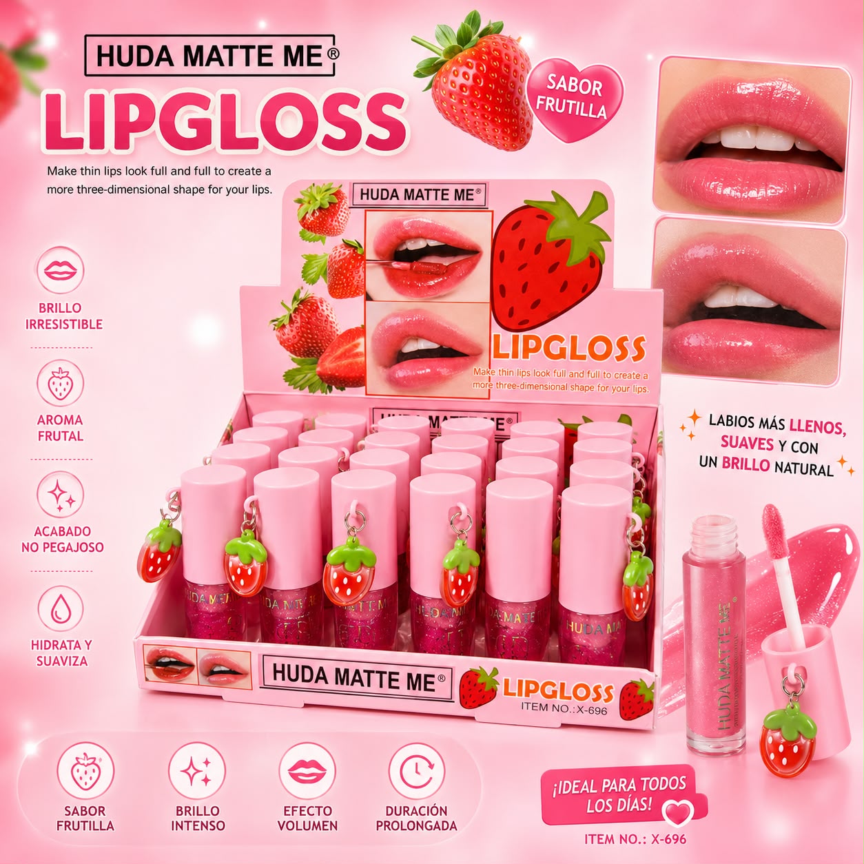 LIP GLOSS FRUTILLITA